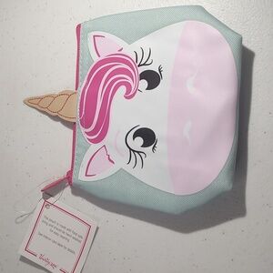 Thirty-One Unicorn Cool Zip Snack Bag, Food Safe Lining New With Tag